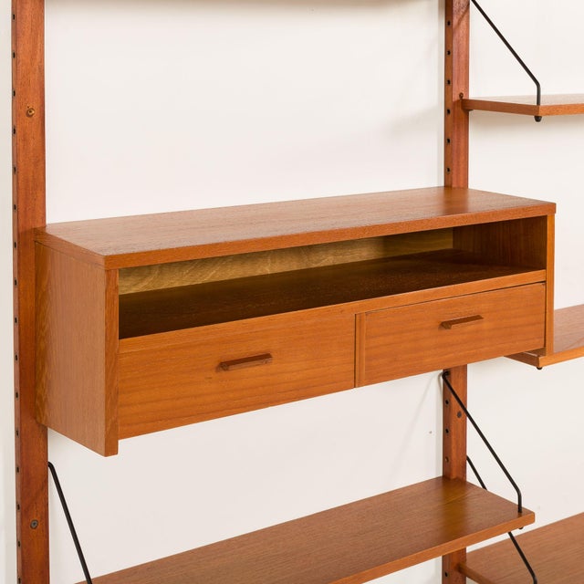 Danish Teak Shelving Unit in the style of Cadovius and Sorensen, 1960s For Sale - Image 12 of 16