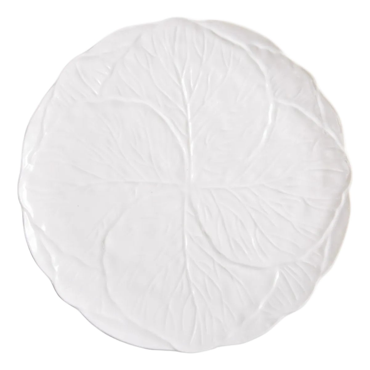Cabbage Leaf Side Plates, Set of 4 | Chairish