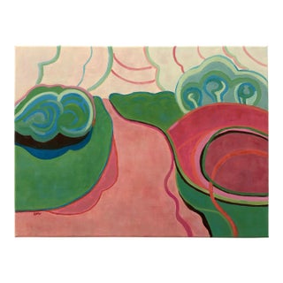 “Garden Meander” Oil on Linen by Nancy M. Vignola - For Sale