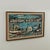 Transporting oil painting on board of a Bermuda bayscape with houses and boats, executed in a loose modern style. Signed...