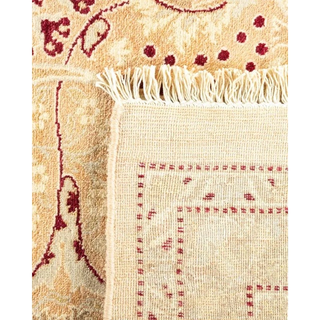 2000 - 2009 Mogul, One-of-a-Kind Hand-Knotted Area Rug in Beige, 8' 2" x 10' 3" For Sale - Image 5 of 8