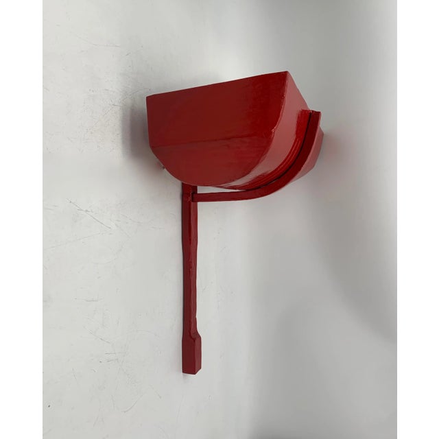 1980s Italian Red Wall Lamp, 1980, Set of 2 For Sale - Image 5 of 5