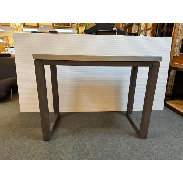 Design Plus Gallery presents a Stern Counter Height Table from CB2. Clean lined with an industrial bent, the right-sized...
