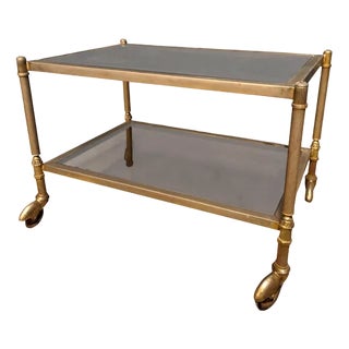 Neo-Classical Style Brass Coffee Table For Sale