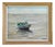 J-P. Guinegault, Boat at Low Tide, 20th Century, Oil on Canvas, Framed For Sale