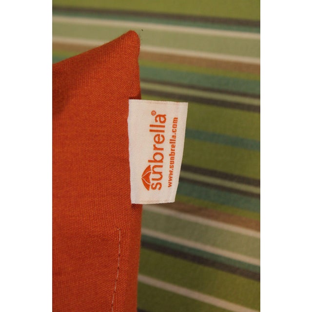 South Sea 'New Kauai' Rattan Loveseat With Sunbrella Cushions For Sale - Image 14 of 18