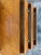 Brown Antique Oak Barley Twist Vanity / 3-Drawer Dresser on Casters With Beveled Swivel Mirror For Sale - Image 8 of 9