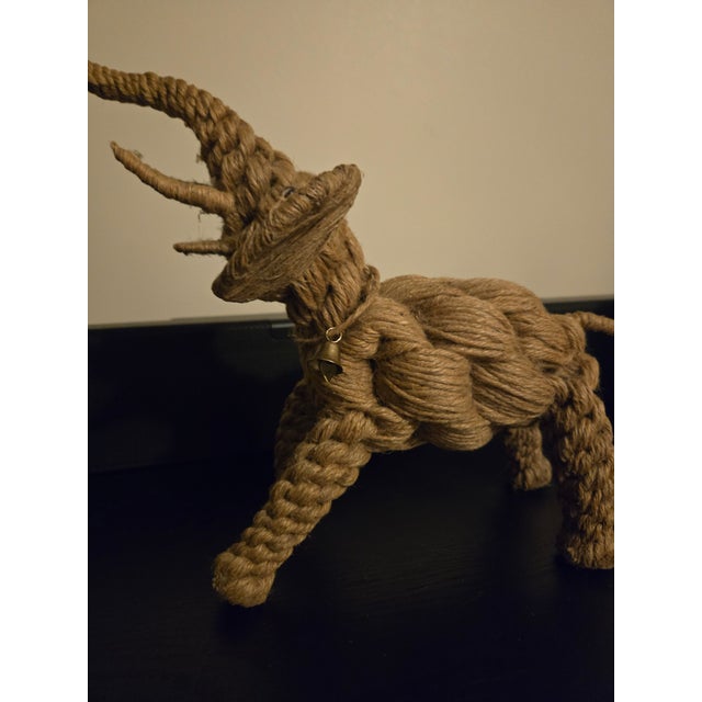 Kay Bojesen Mid-Century Jute Rope Art and Wire by a Renowned Creator of This Unique Work For Sale - Image 4 of 12