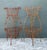 French Country Vintage Distressed Wire Plant Stands - A Pair For Sale - Image 3 of 12