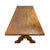 Early 20th Century Danish Oak Trestle Table For Sale - Image 10 of 15