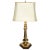 Brass Italian Classical Brass Candlestick Table Lamp For Sale - Image 8 of 8