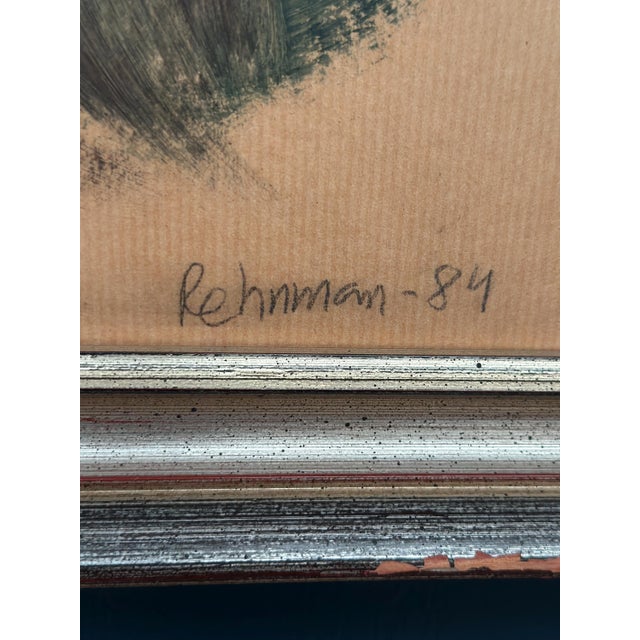 Mats Rehnman, Nude Study, 1984, Oil Painting on Panel, Framed For Sale - Image 6 of 18