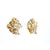 Early 21st Century Garavelli 3.5 Ct Diamond Woven Square 18k Two-Tone Gold Clip-on Earrings, Pair For Sale - Image 5 of 9