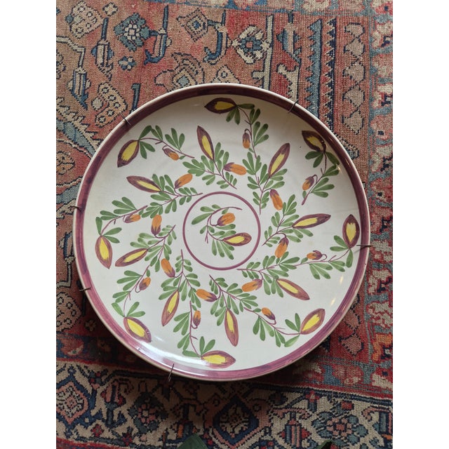 Large Vintage Wall Plate, 1950s For Sale - Image 11 of 11