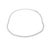 Platinum & 14k White Gold 11.27ctw Lab Grown Diamond Link Tennis Necklace For Sale - Image 4 of 8