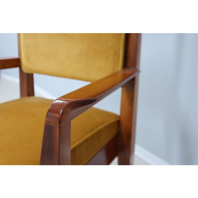 Mid-Century Italian High Back Chair attributed to BBPR, 1950s For Sale - Image 4 of 11