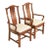Thomasville Mid-Century Hollywood Regency Chinoiserie Carved Walnut Armchairs, Pair For Sale
