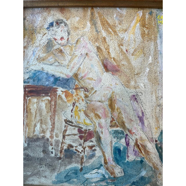 Male Nude in Studio by George Heusten For Sale In New York - Image 6 of 6