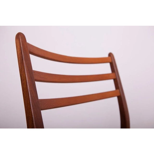 Black Fabric and Teak Dining Chairs by Victor Wilkins for G-Plan, 1960s, Set of 4 For Sale - Image 8 of 11