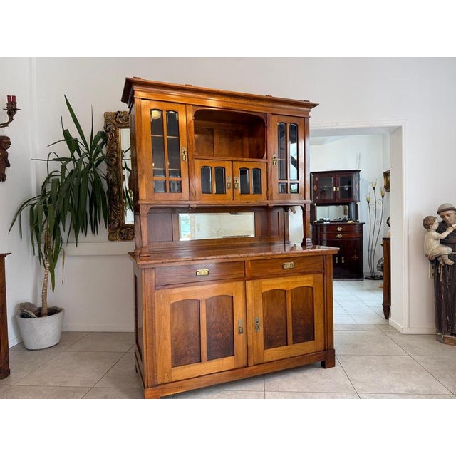 Art Nouveau Topped Kitchen Cabinet, 1920s For Sale - Image 3 of 15