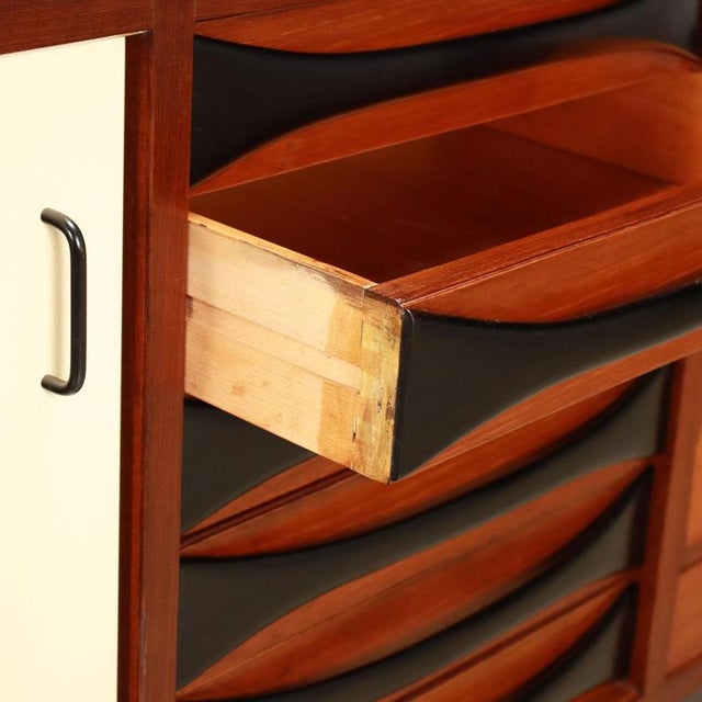 Vintage Sideboard in Teak Veneer, 1960s For Sale - Image 5 of 11