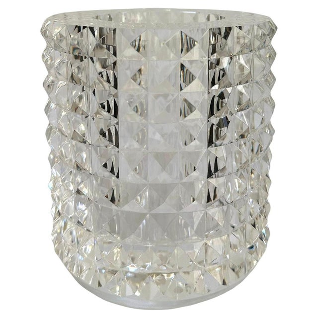 Optical Glass Vase from Veritas, 2016 For Sale - Image 11 of 11