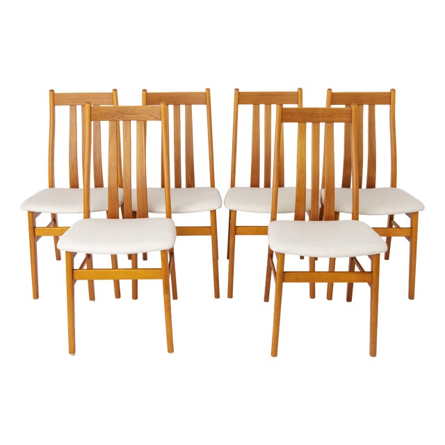 Vintage Danish Teak Dining Chairs from Farstrup Møbler, 1960s, Set of 6 For Sale