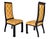 1960s Mid-20th Century Asian Modern Dining Chairs in Satin Black Lacquer - Set of 6 For Sale - Image 5 of 11