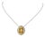 Natural Citrine Diamond Necklace 14k Gold 11.93 TCW Certified For Sale