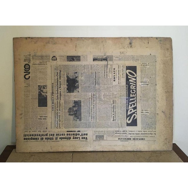 Ermete Lancini, Abstract Collage, 1960s, Mixed Media For Sale - Image 14 of 18