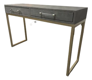 Jamie Young Kain Faux Shagreen Console Table