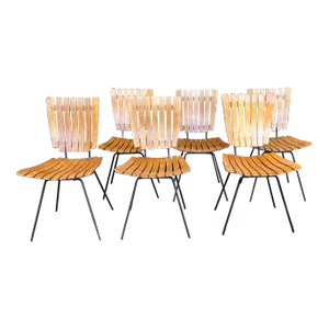 1950s Vintage Chairs in Style of Arthur Umanoff - Set of 6
