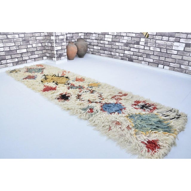 Turkish Anatolian Vintage Colourful Hallway Runner For Sale - Image 3 of 9