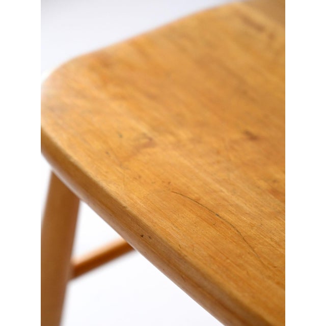 Scandinavian Wooden Chairs, 1960s, Set of 4 For Sale - Image 9 of 10