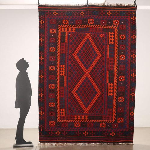Vintage Tappeto Kilim Rug For Sale - Image 11 of 11