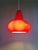 Space Age Pendant Lights in Red Opaline Glass from Peill & Putzler, 1970s, Set of 3 For Sale - Image 3 of 15