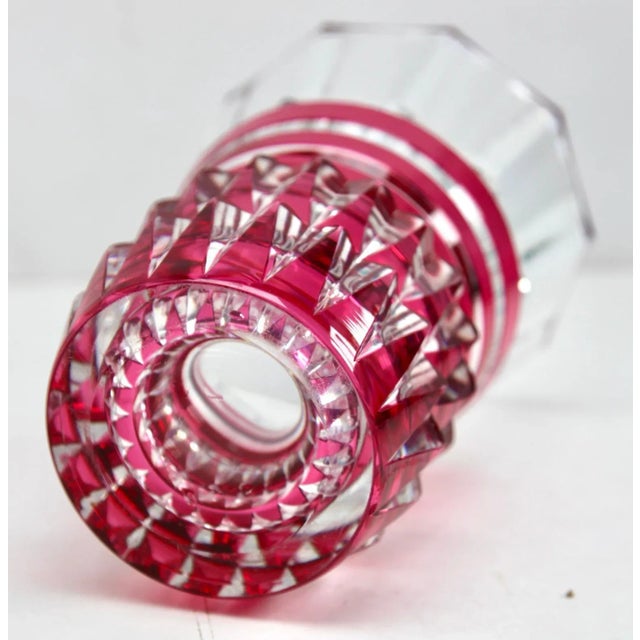 Crystal Vase from Val Saint Lambert For Sale - Image 6 of 9