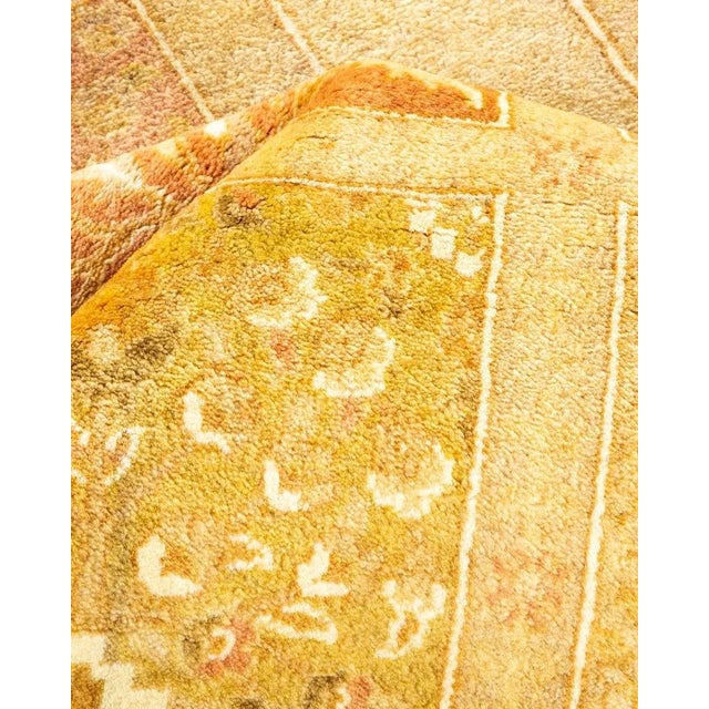 Textile Mogul, One-of-a-Kind Hand-Knotted Area Rug in Ivory, 8' 2" x 14' 5" For Sale - Image 7 of 8