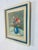 Textile Vintage Floral Oil on Canvas Painting, Framed For Sale - Image 7 of 9