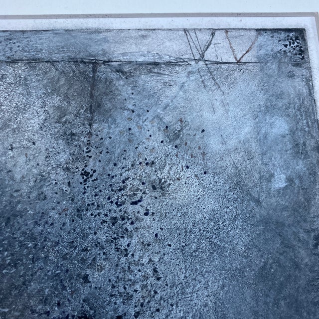 Contemporary Original Abstract Pat Martin Etching/Drawing “Fifteen” Signed For Sale - Image 4 of 6