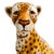 Mid 20th Century Vintage Large Scale Italian Glazed Porcelain Standing Leopard Statue For Sale - Image 5 of 9