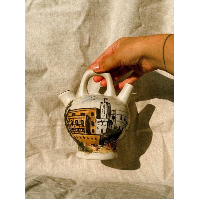 Ceramic French Ceramic Moringue with Monaco Motifs by Cazalas, 1960 For Sale - Image 7 of 7