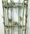 Vintage Faux Bamboo & Botanical Metal Étagère / Plant Stand With Green Verdigris Finish - Hollywood Regency, Chinoiserie, Palm Beach For Sale - Image 11 of 11