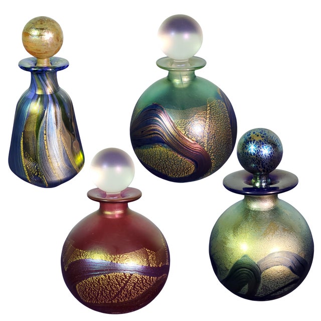 Glass Isle of Wight Glass Set, Set of 4 For Sale - Image 7 of 7