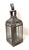 19th Century Rare Antique Early 19th Century French #1 Steel Glass Candle Holder Lantern For Sale - Image 10 of 16
