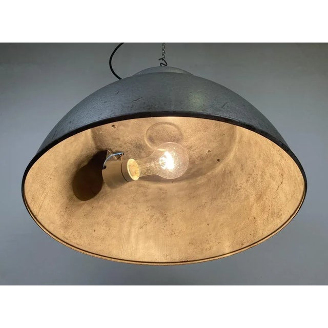 Industrial Polish Factory Pendant Lamp from Mesko, 1970s For Sale - Image 17 of 18