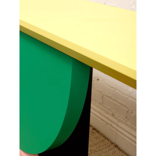 Memphis Style Entry Table For Sale - Image 4 of 8