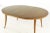 Harvey Probber Mid Century Saber Leg Bleached Mahogany Extension Dining Table With 1 Leaf For Sale - Image 10 of 11