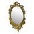 Vintage Syroco Hollywood Regency Rococo Gold Mirror For Sale