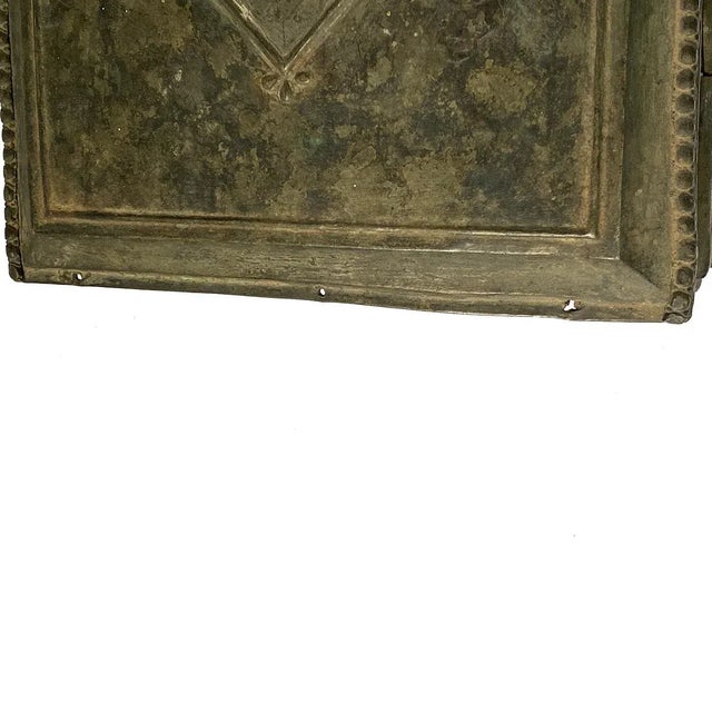 Anglo Indian Georgian Campaign Patinated Brass Desk Box For Sale - Image 12 of 12